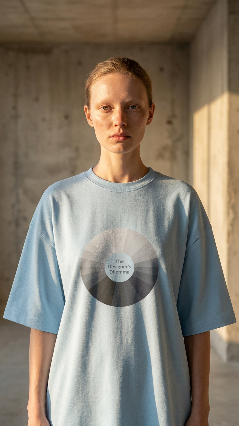 Unisex Terry Oversized Tee- The Designer's Dilemma
