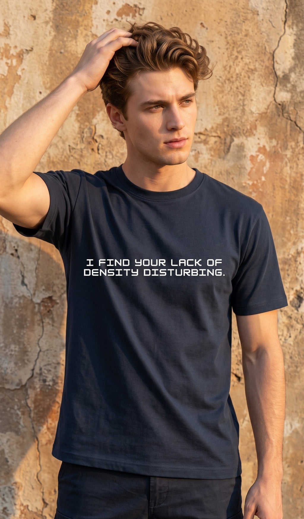Men Regular T-Shirt- Density
