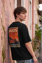 Unisex Terry Oversized Tee- Mars