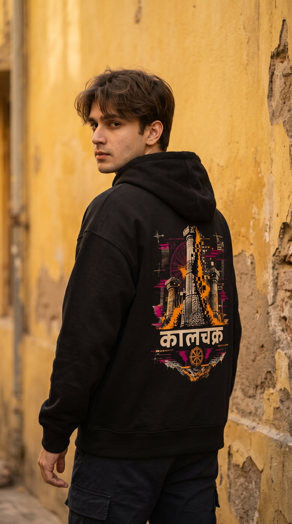 Unisex Oversized Hoodie- Kaalchakra