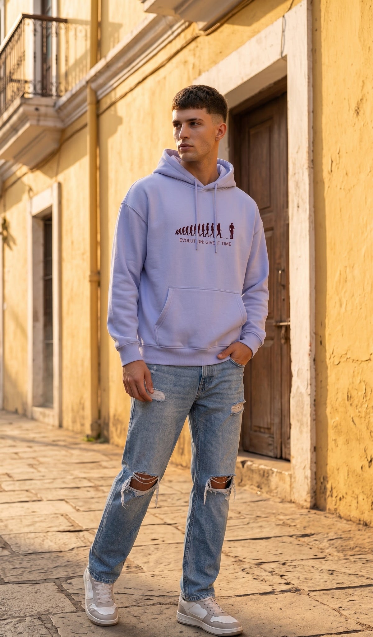 Unisex Oversized Hoodie- Evolution