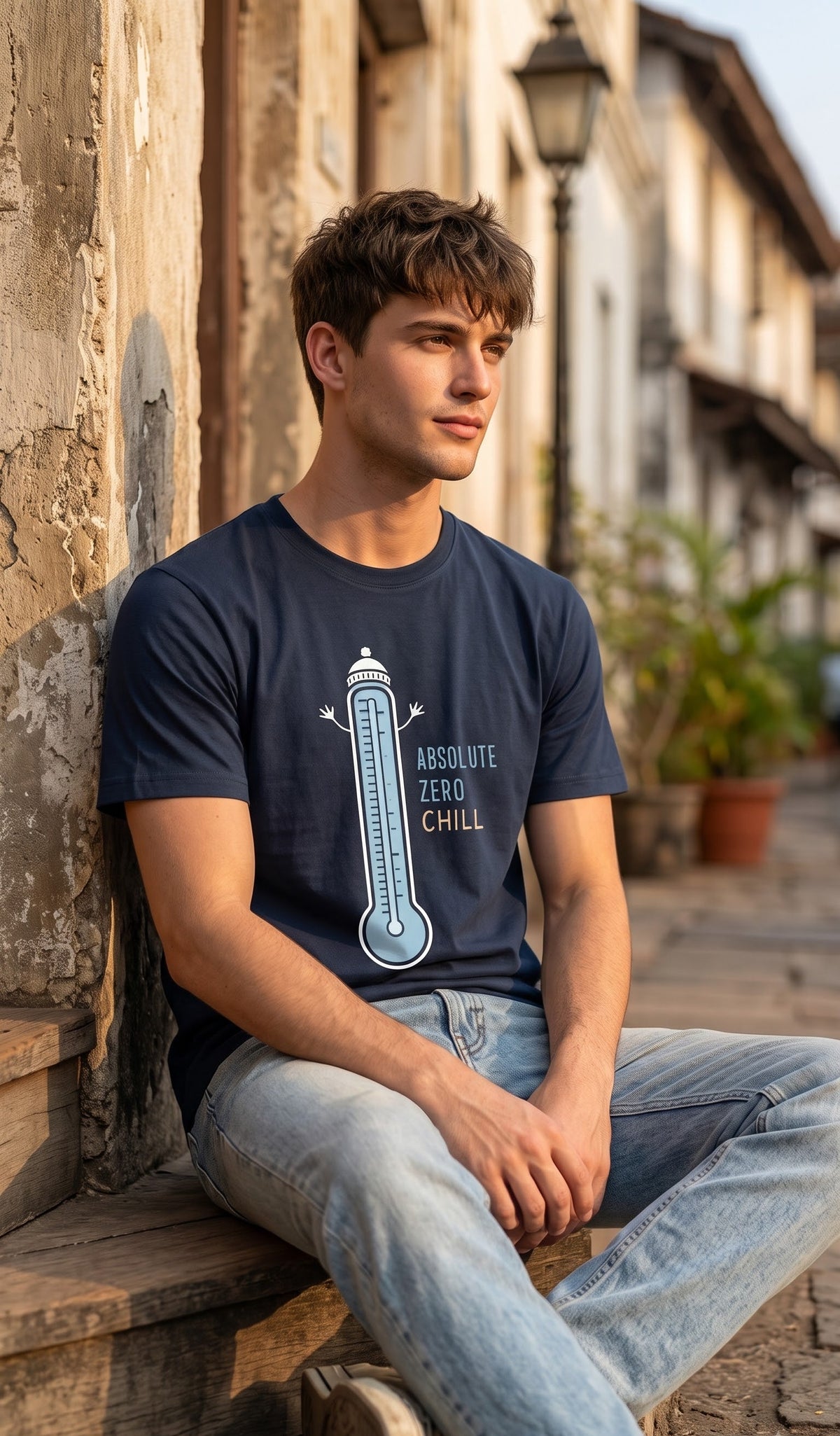 Men Regular T-Shirt- Zero Chill