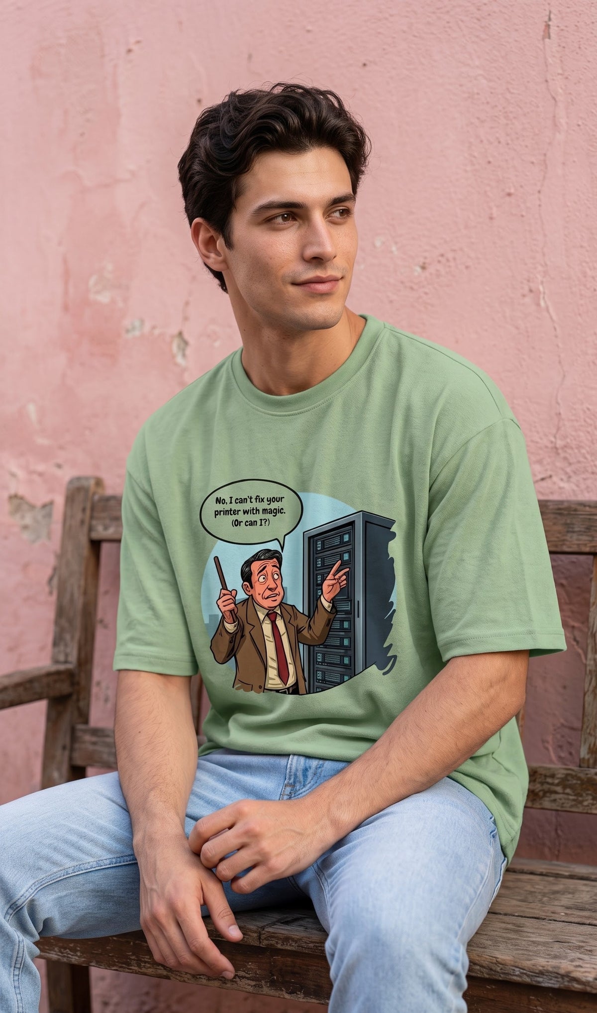 Unisex Terry Oversized Tee- FixIt