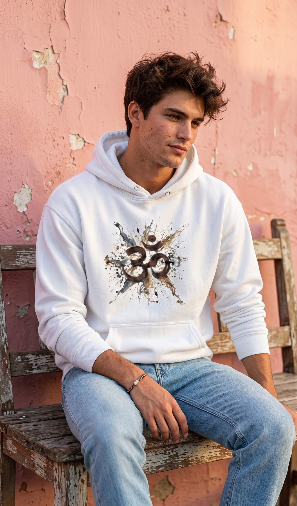 Unisex Oversized Hoodie- Trishul
