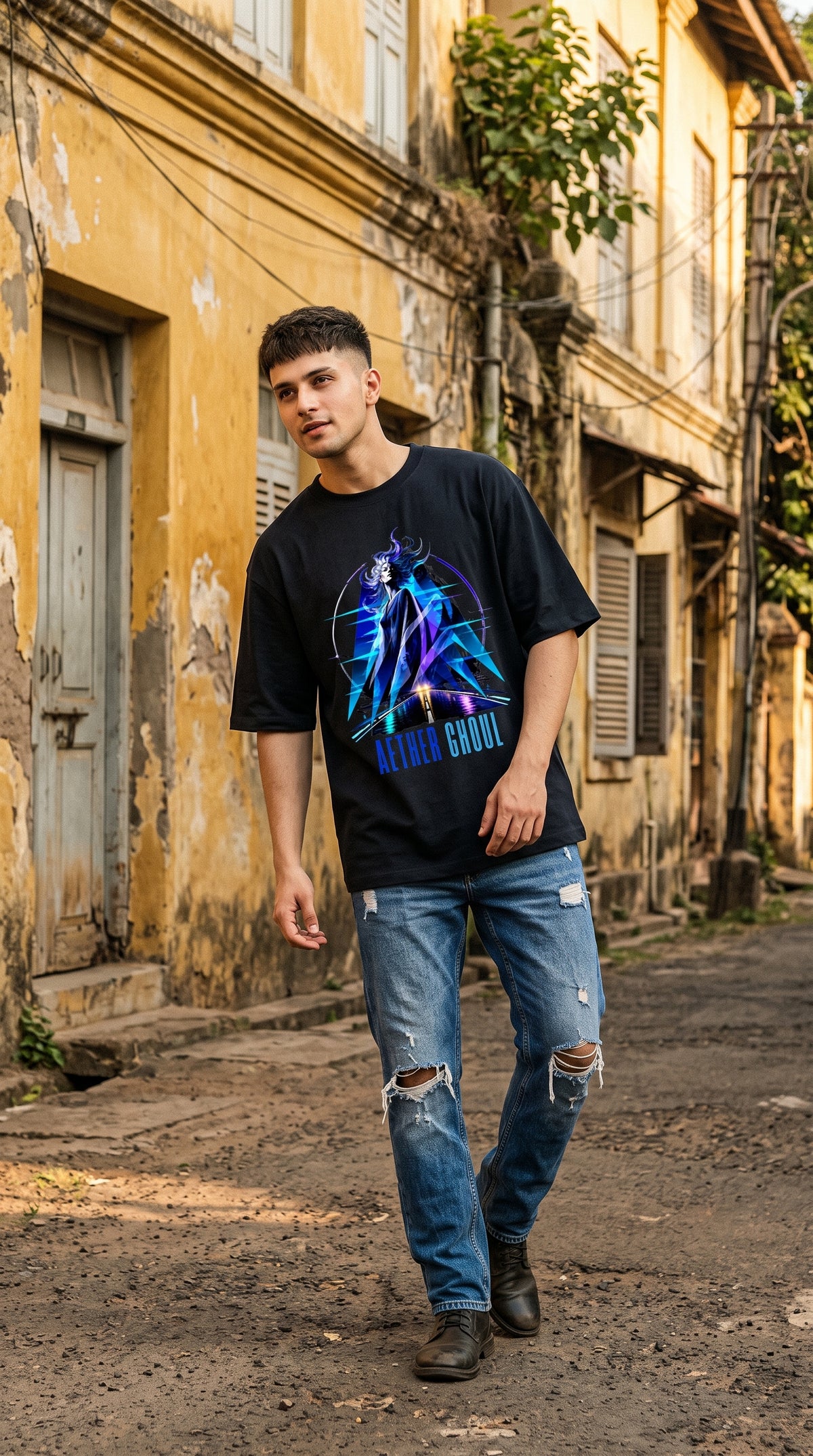 Unisex Oversized Classic T-Shirt- Aether Ghoul