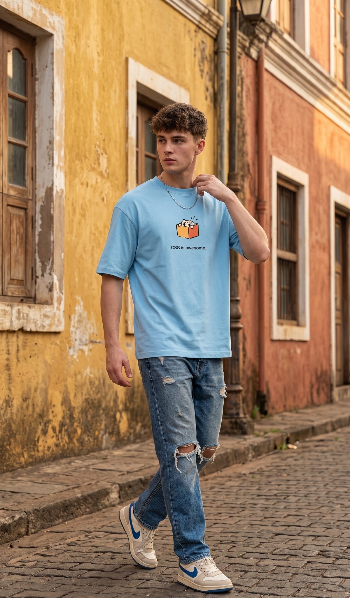Men Oversized Classic T-Shirt- CSS
