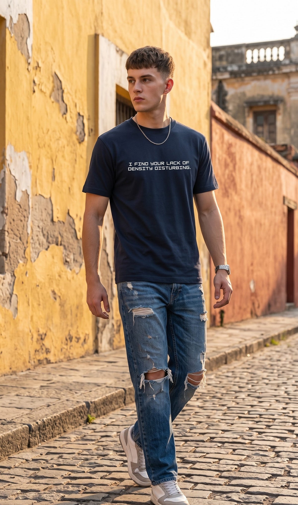Men Regular T-Shirt- Density