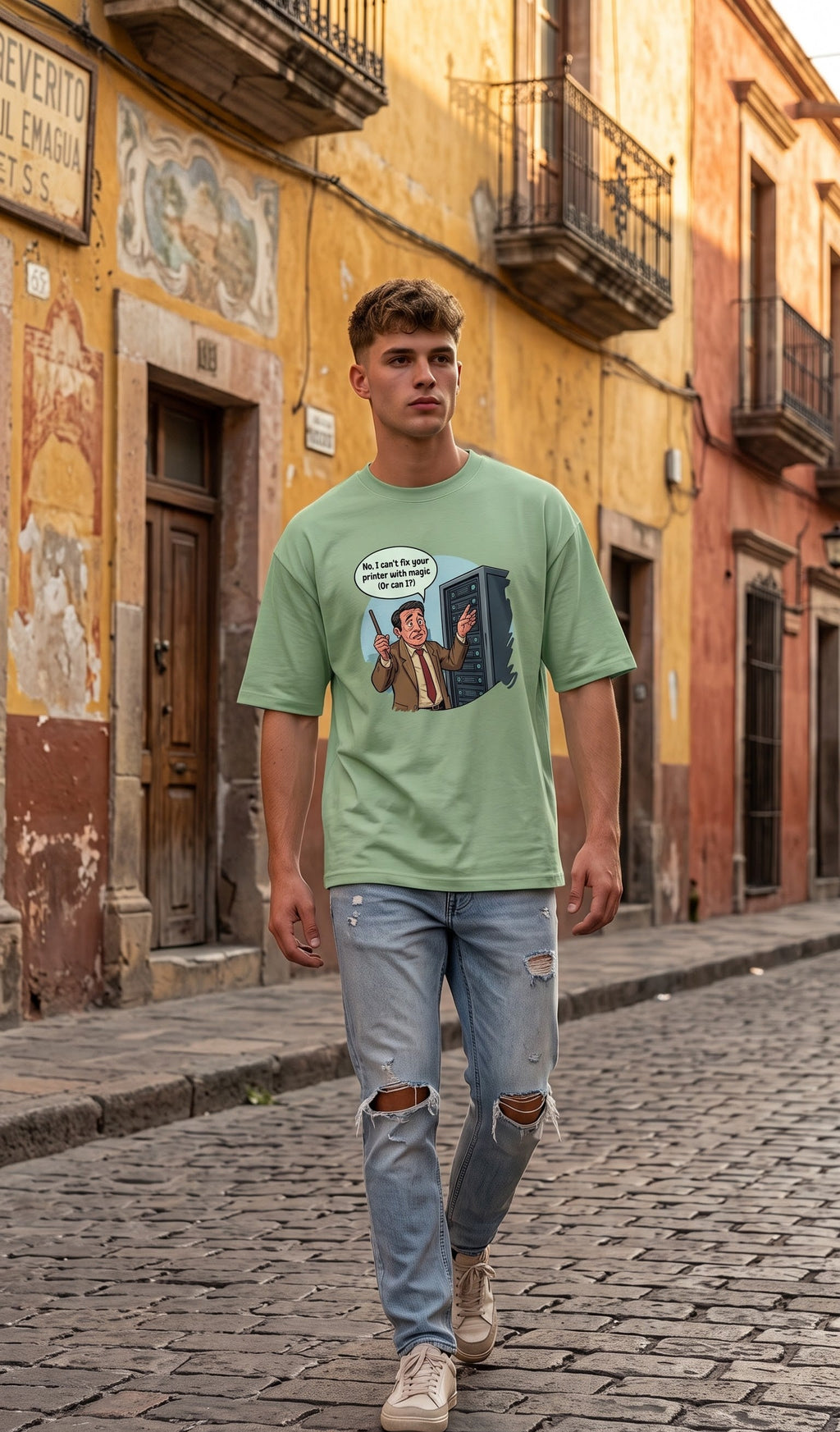 Unisex Terry Oversized Tee- FixIt