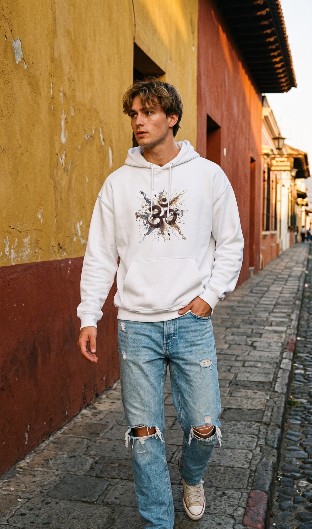 Unisex Oversized Hoodie- Trishul