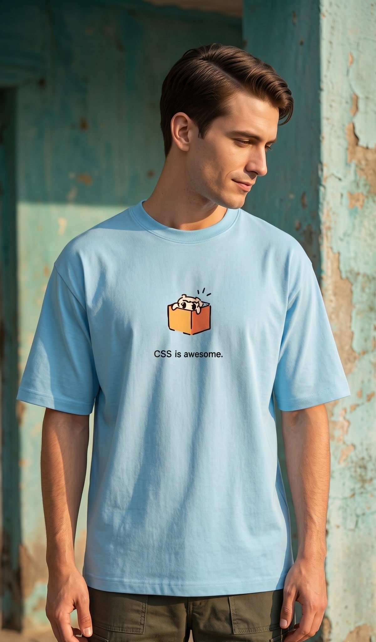 Men Oversized Classic T-Shirt- CSS