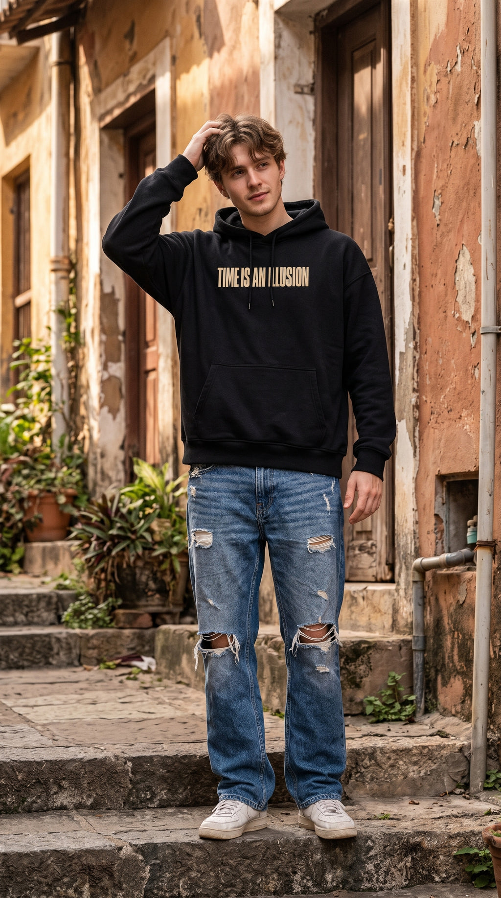 Unisex Oversized Hoodie- Kaalchakra
