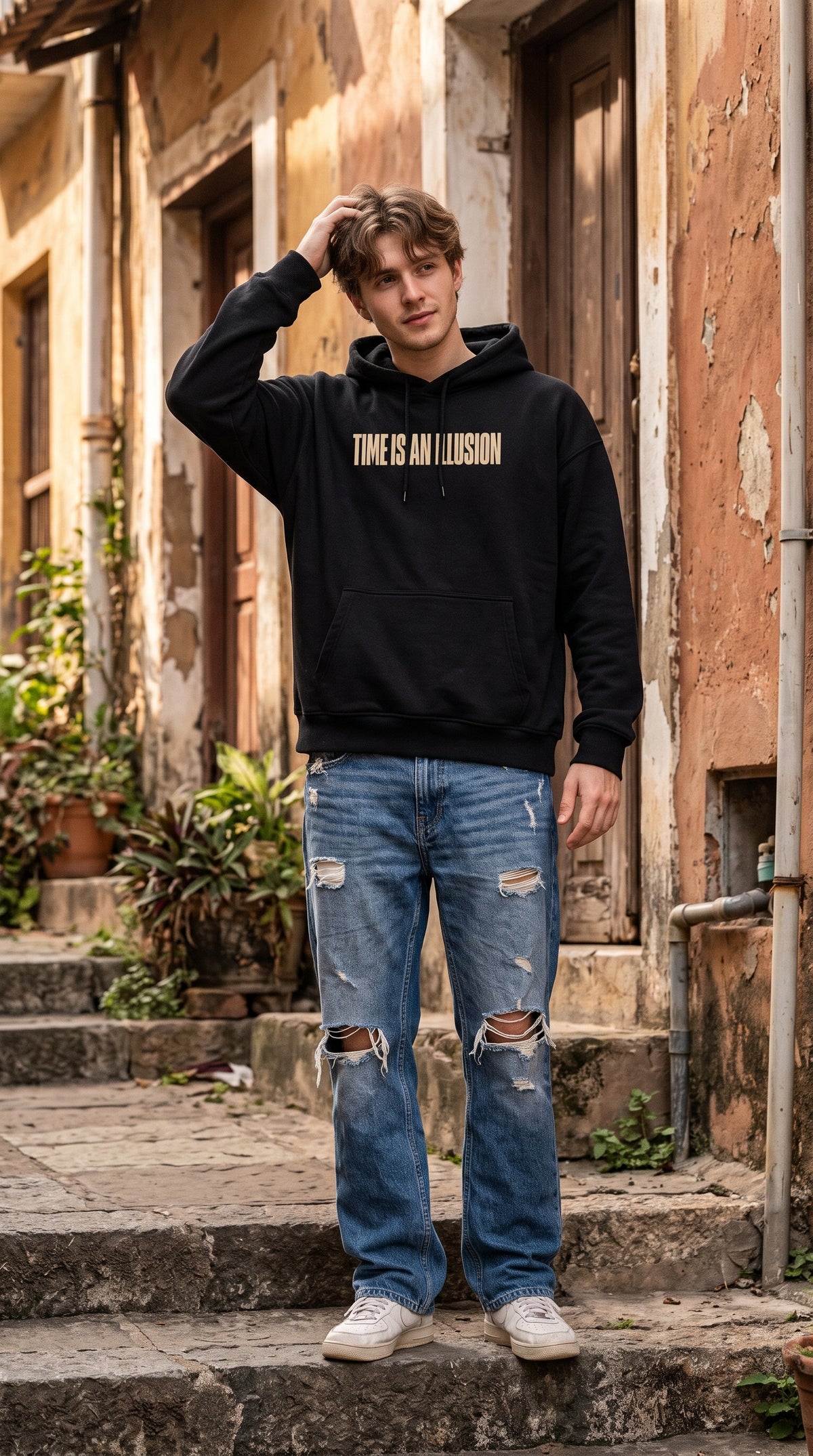 Unisex Oversized Hoodie- Kaalchakra