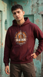 Unisex Oversized Hoodie- Solar Engine