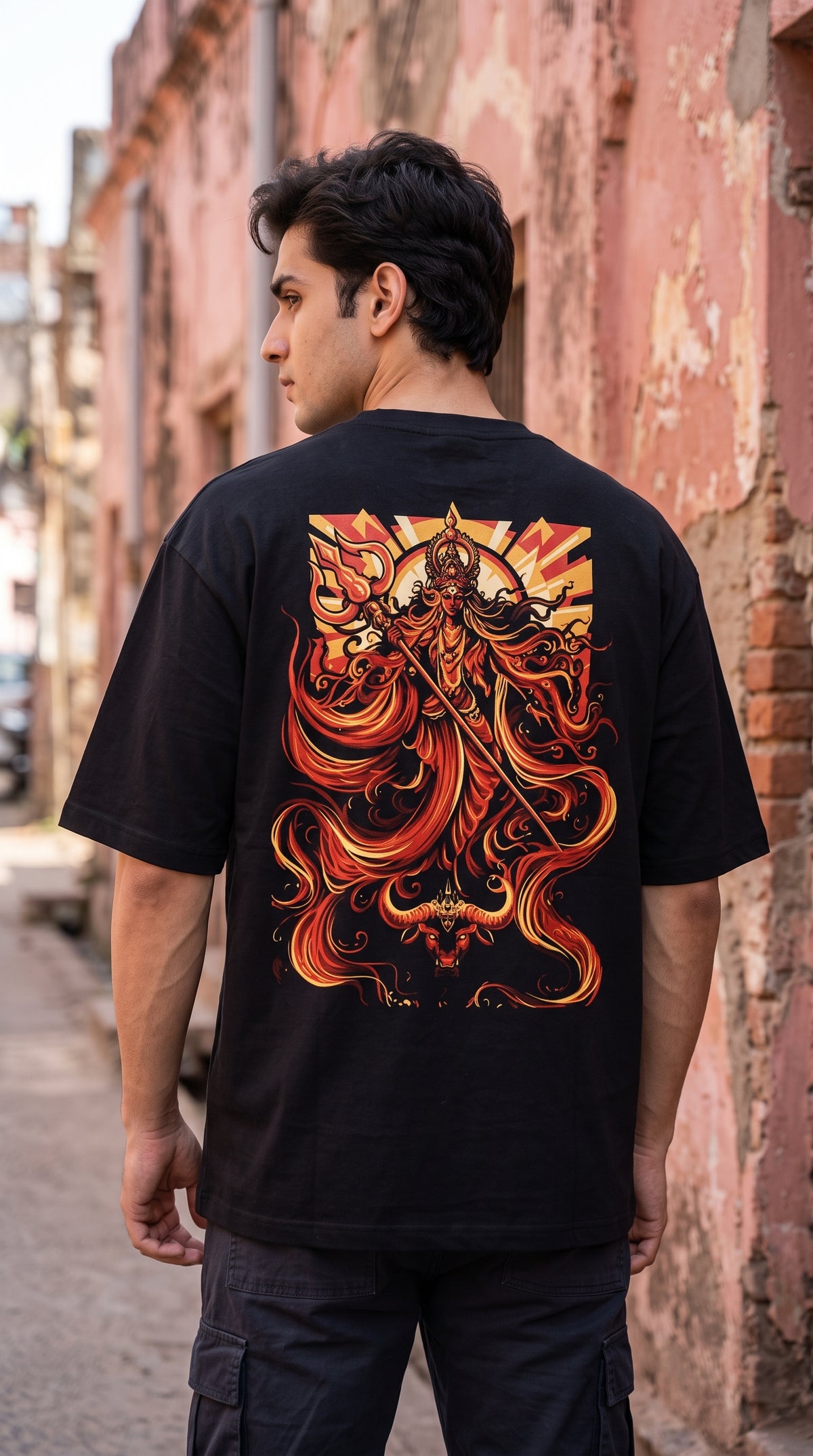 Unisex Oversized Standard T-Shirt- Durga