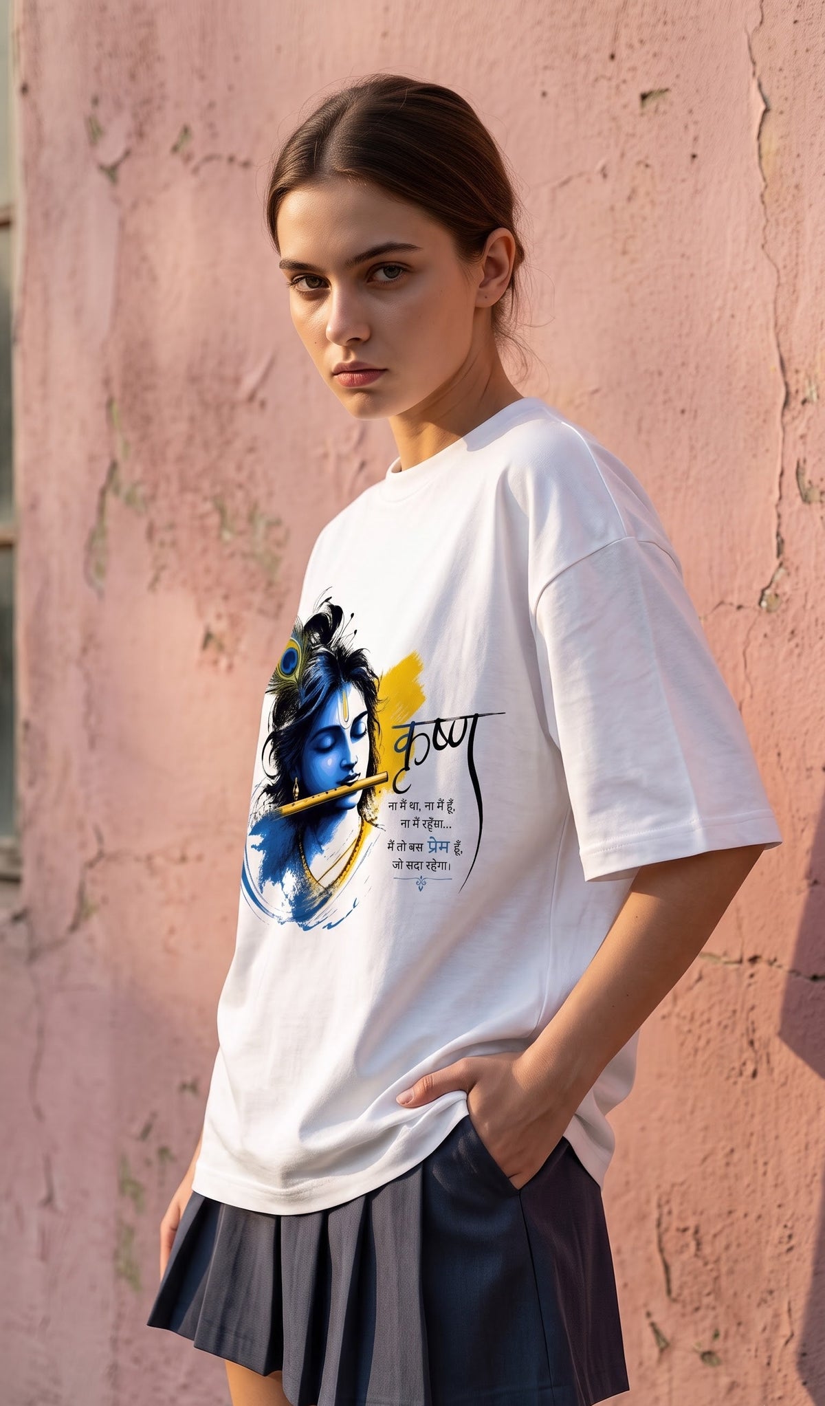 Unisex Oversized Classic T-Shirt- Krshn