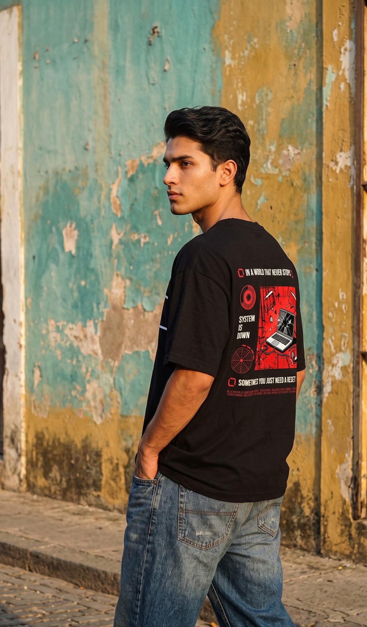 Unisex Oversized Classic T-Shirt- No Signal