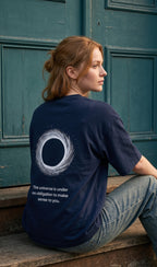Unisex Terry Oversized Tee- Blackhole