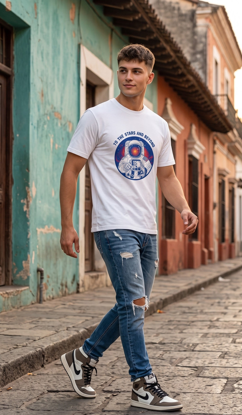 Men Regular T-Shirt- To the Moon