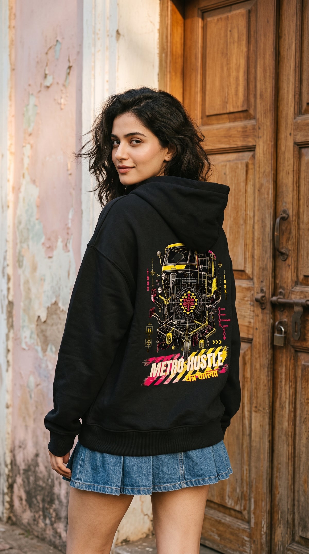 Unisex Oversized Hoodie- Hustler