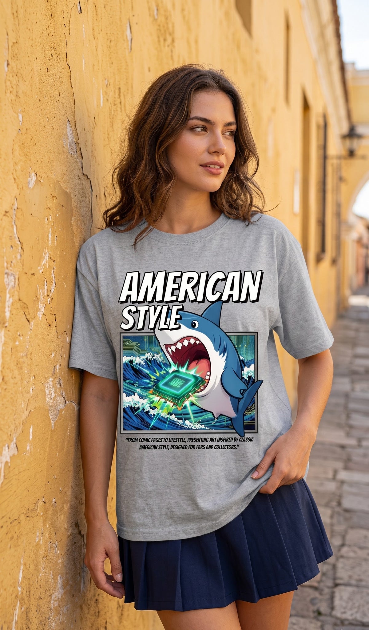Unisex Oversized Classic T-Shirt- A. Style