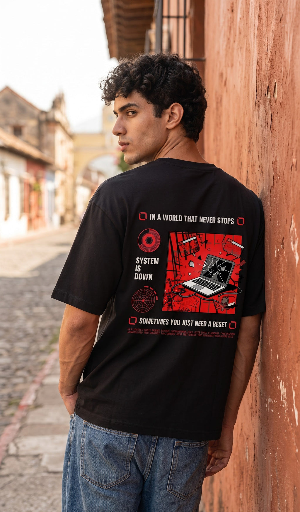 Unisex Oversized Classic T-Shirt- No Signal