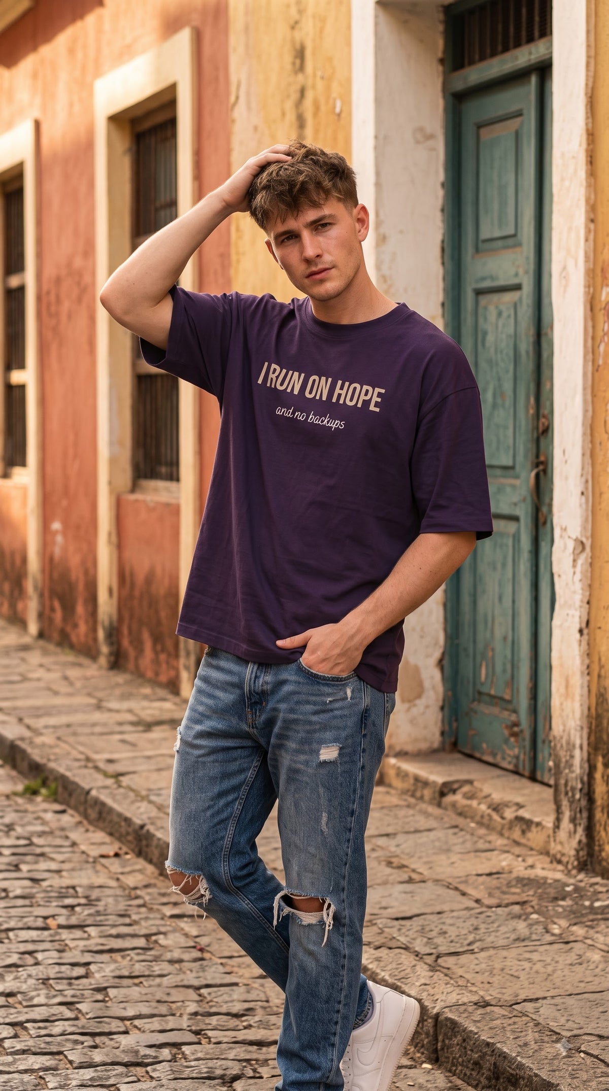 Unisex Oversized Classic T-Shirt- Hope