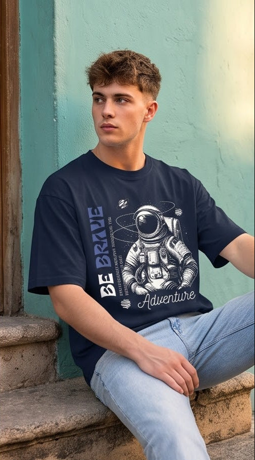 Unisex Oversized Classic T-Shirt- Brave