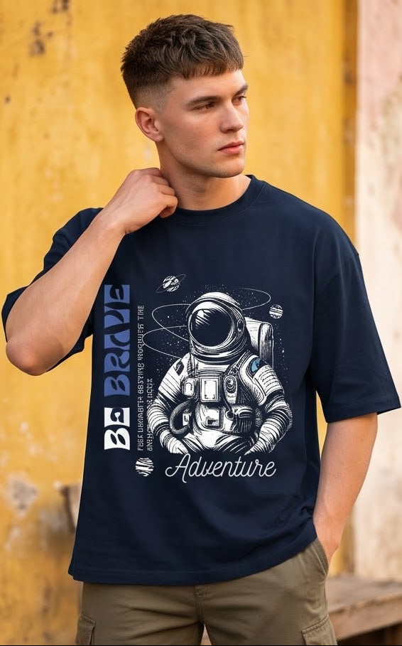 Unisex Oversized Classic T-Shirt- Brave