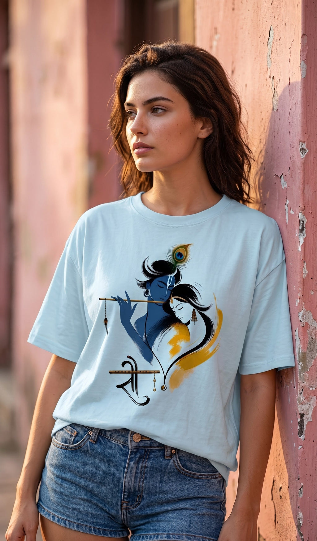 Unisex Oversized Classic T-Shirt- Shri