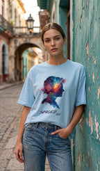 Unisex Terry Oversized Tee- Spaced Out