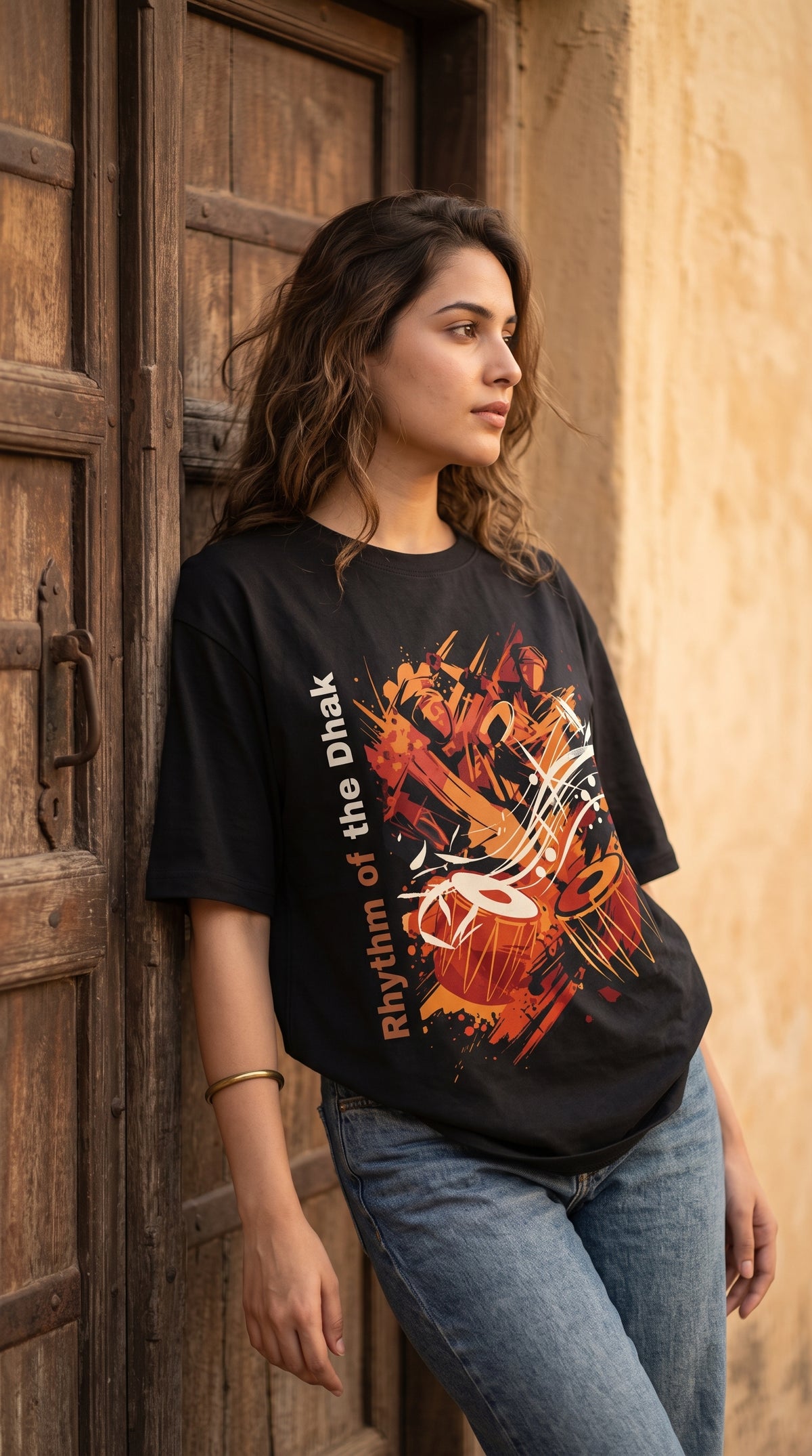 Unisex Oversized Standard T-Shirt- Dhak