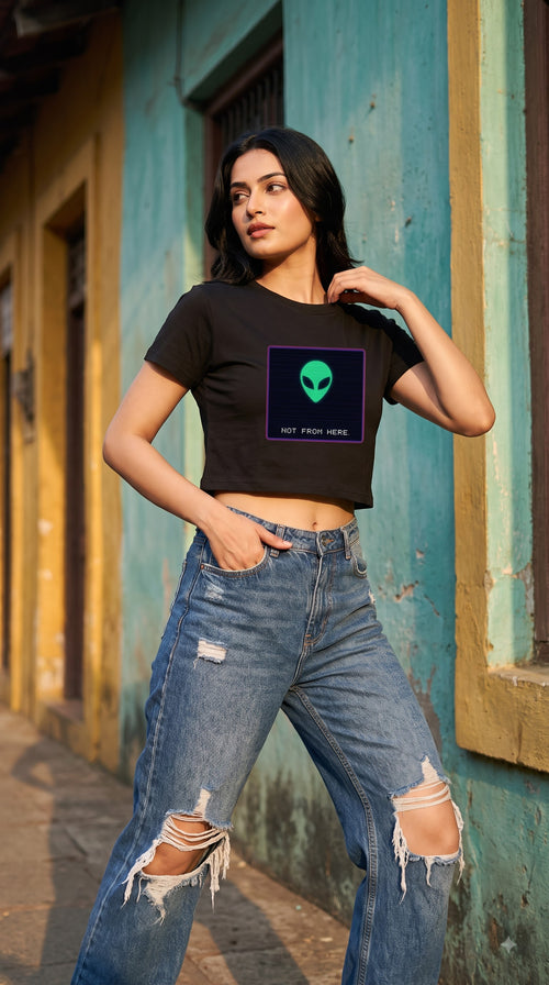 Baby Tee- Not from here