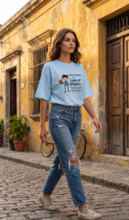 Unisex Terry Oversized Tee- Laws of Physics