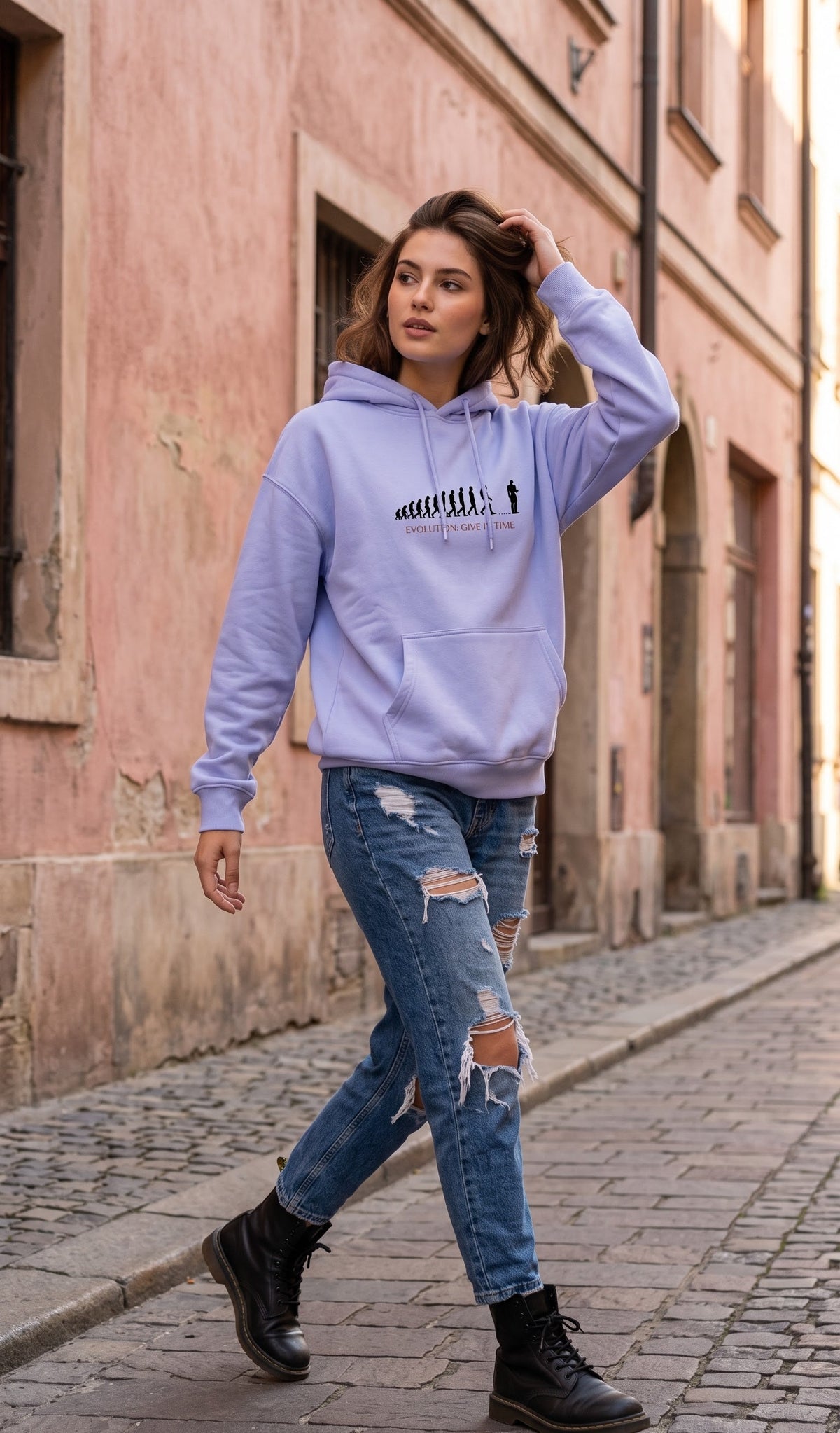 Unisex Oversized Hoodie- Evolution