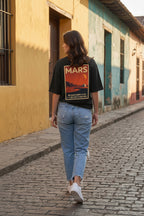 Unisex Terry Oversized Tee- Mars