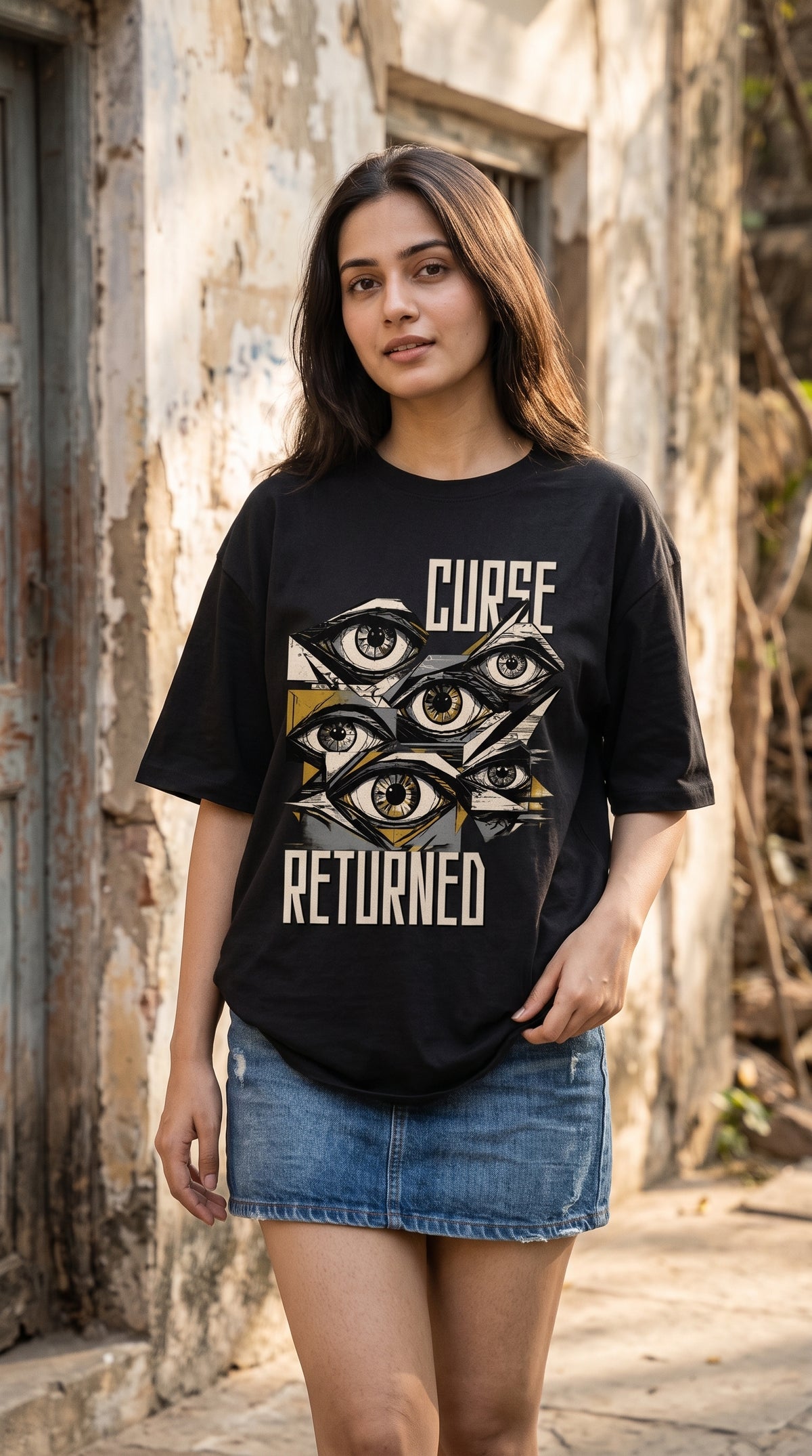 Unisex Oversized Classic T-Shirt- Cursed