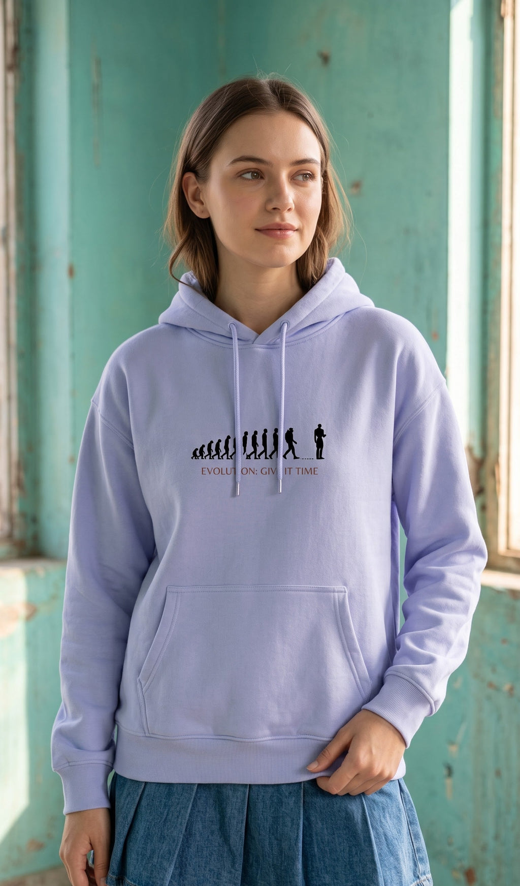 Unisex Oversized Hoodie- Evolution
