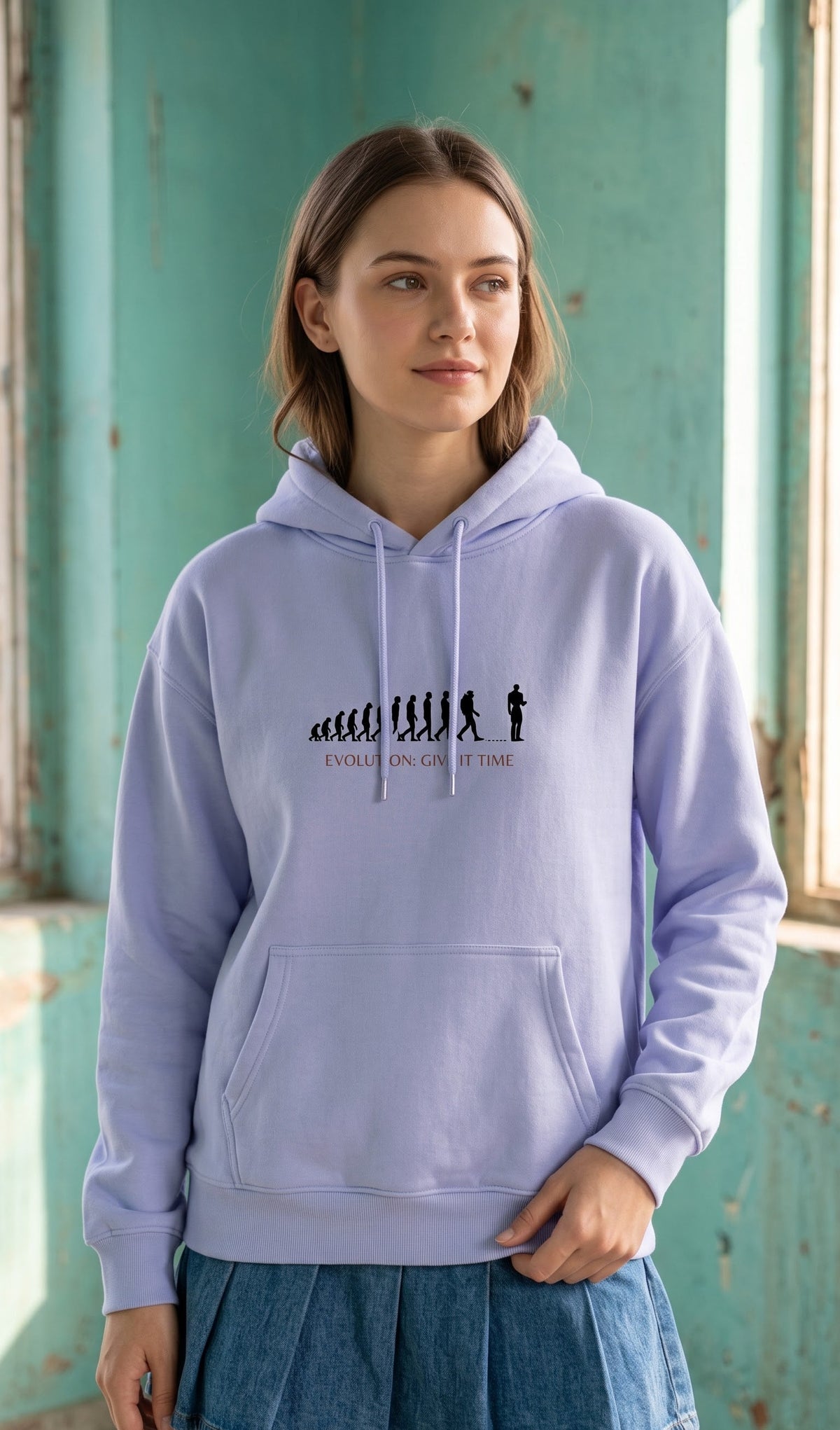 Unisex Oversized Hoodie- Evolution