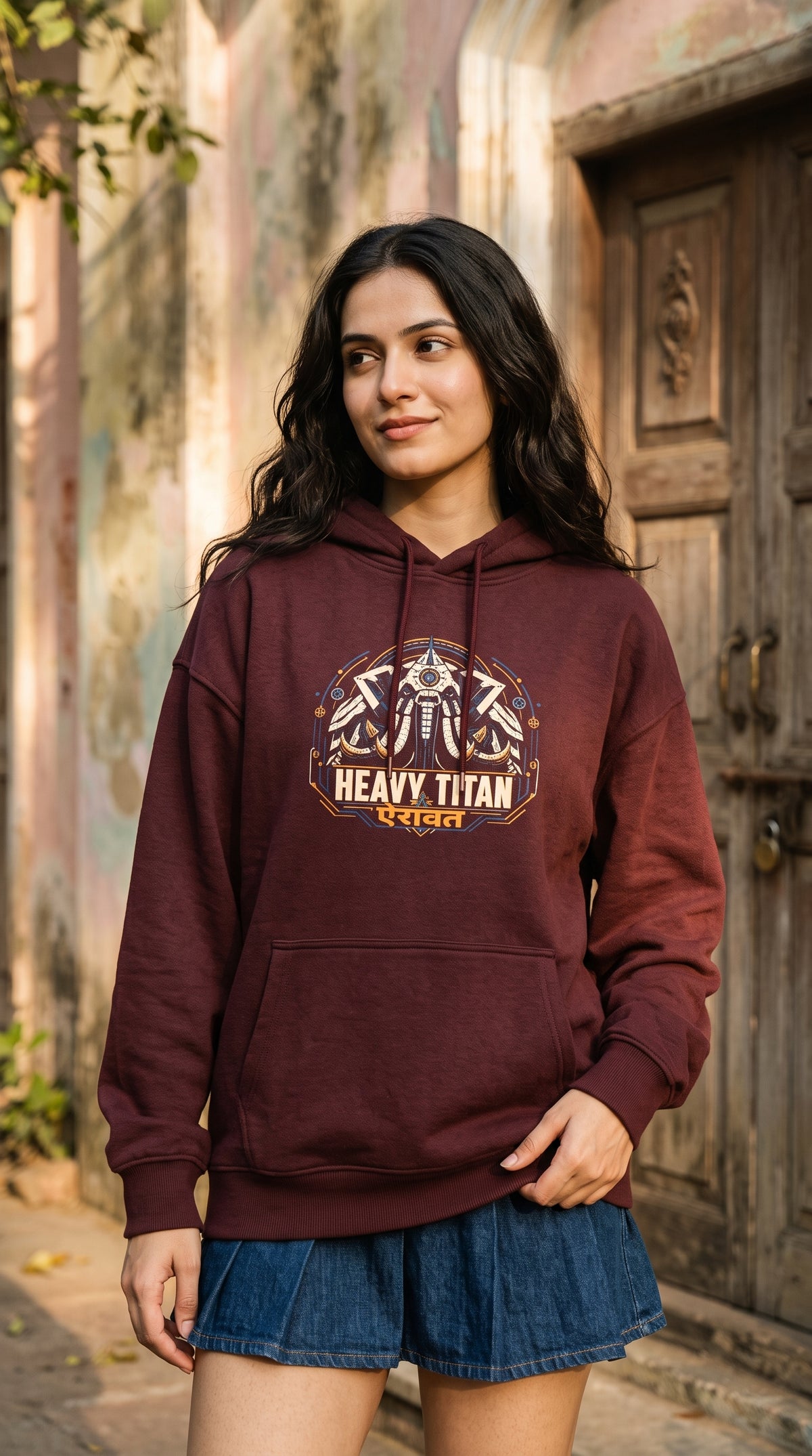 Unisex Oversized Hoodie- Heavy Titan