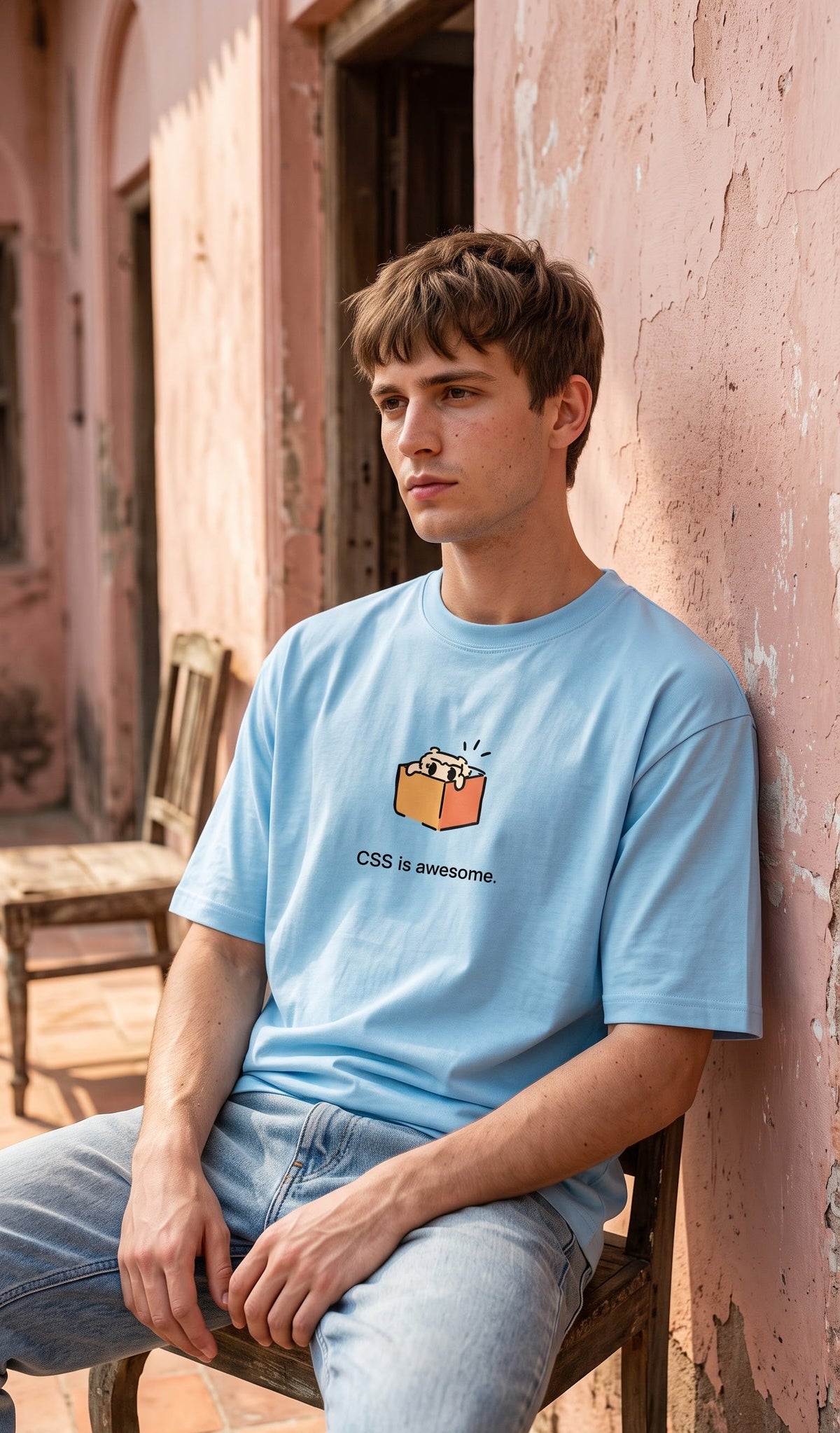 Men Oversized Classic T-Shirt- CSS