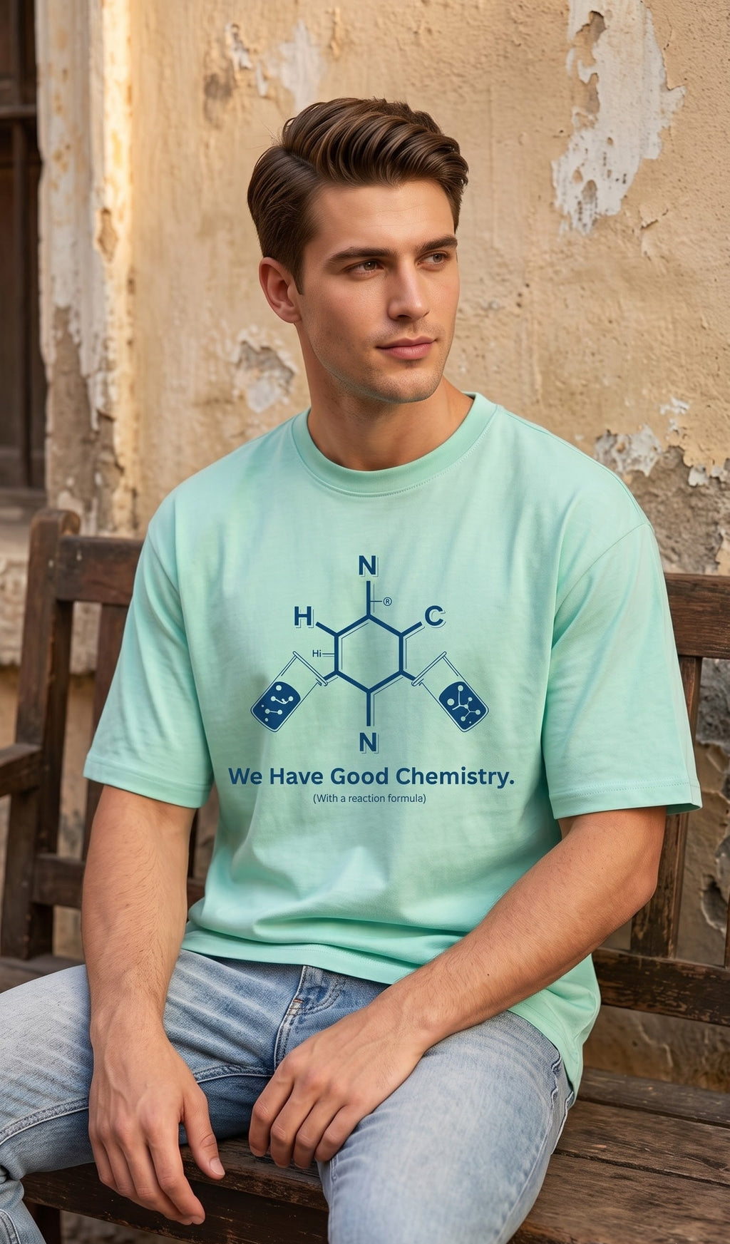 Men Oversized Classic T-Shirt- Bond