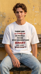 Men Oversized Classic T-Shirt- Binary