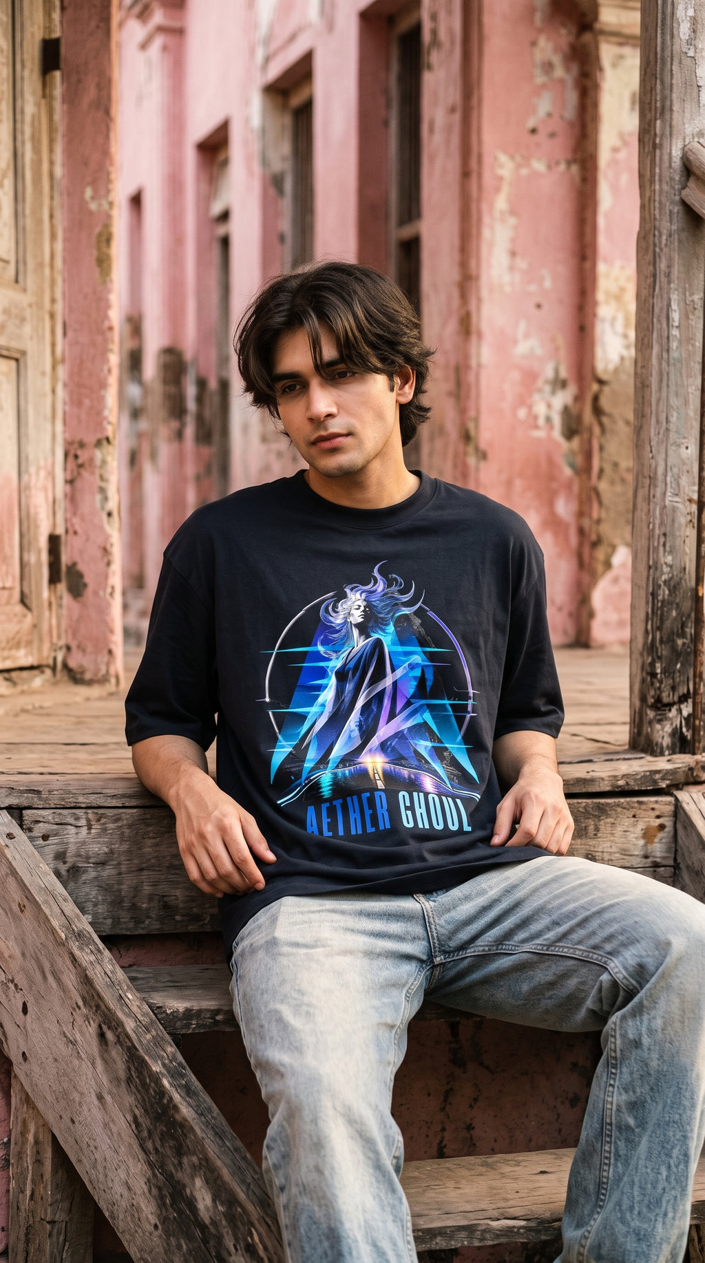 Unisex Oversized Classic T-Shirt- Aether Ghoul
