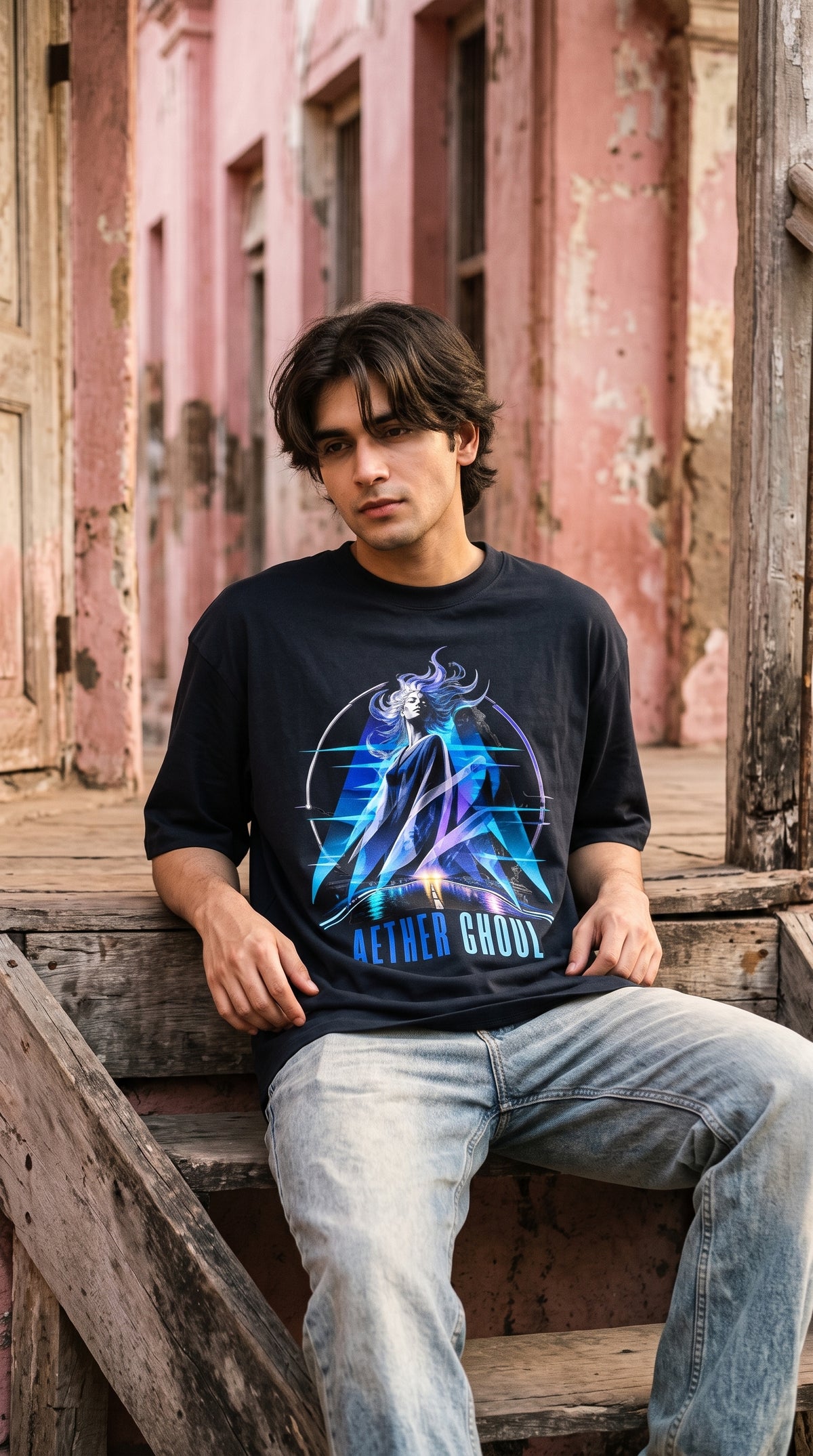 Unisex Oversized Classic T-Shirt- Aether Ghoul