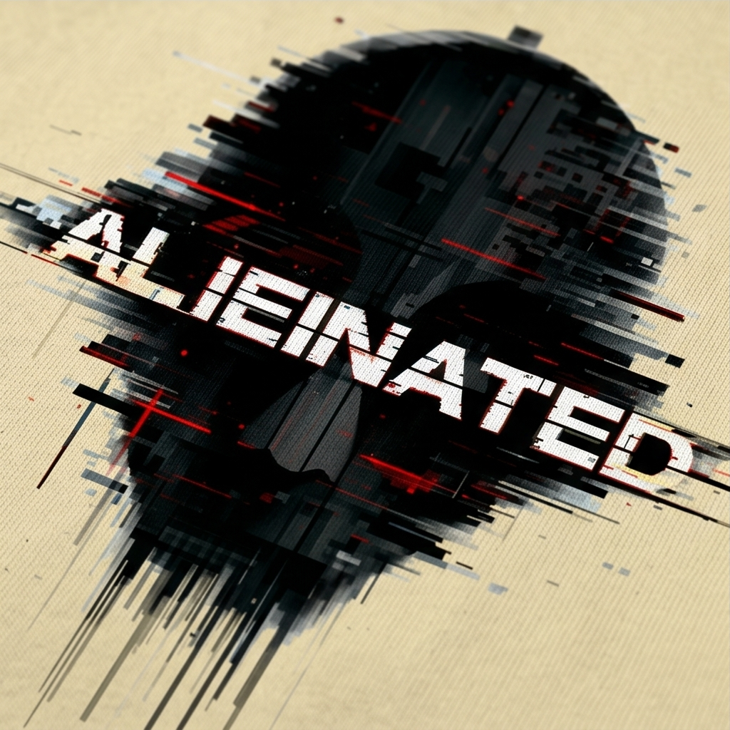 Men Regular T-Shirt- Alienated