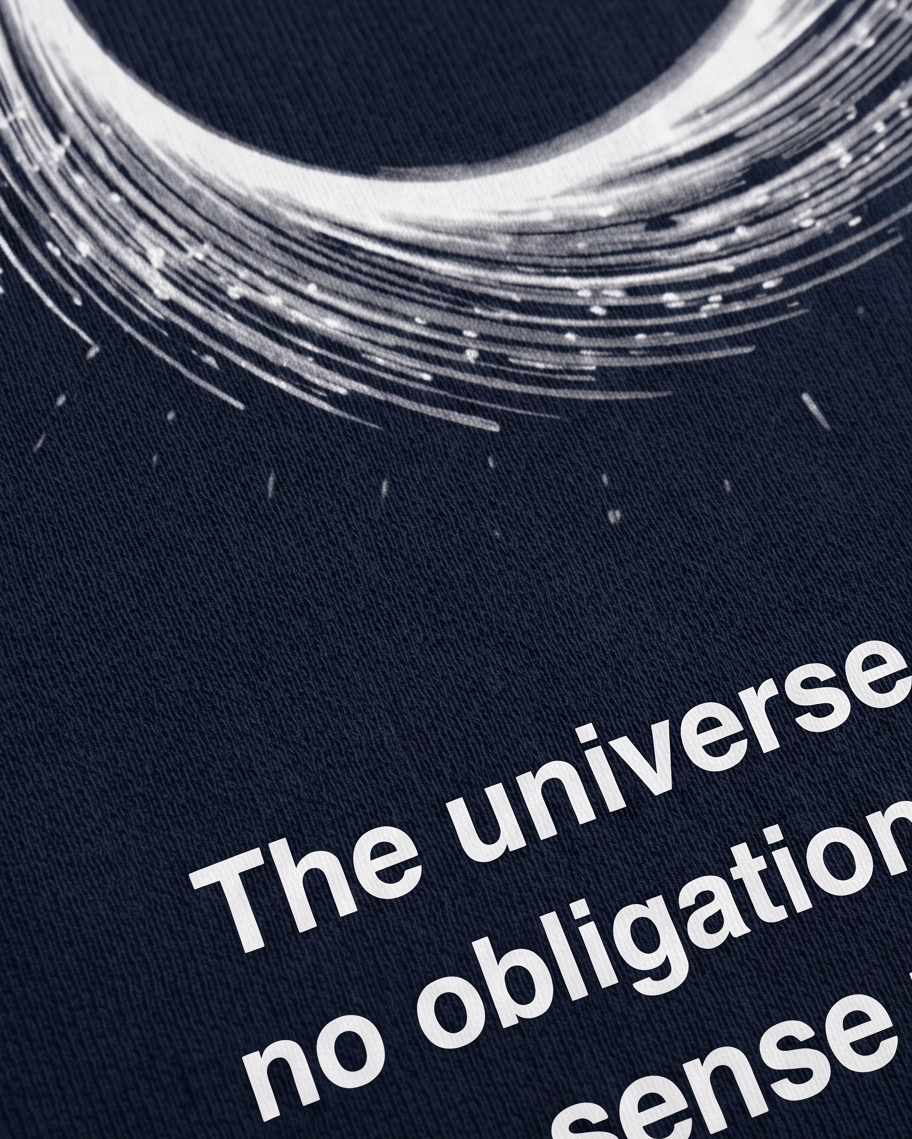 Unisex Terry Oversized Tee- Blackhole