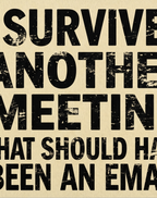Men Regular T-Shirt- Meeting Request