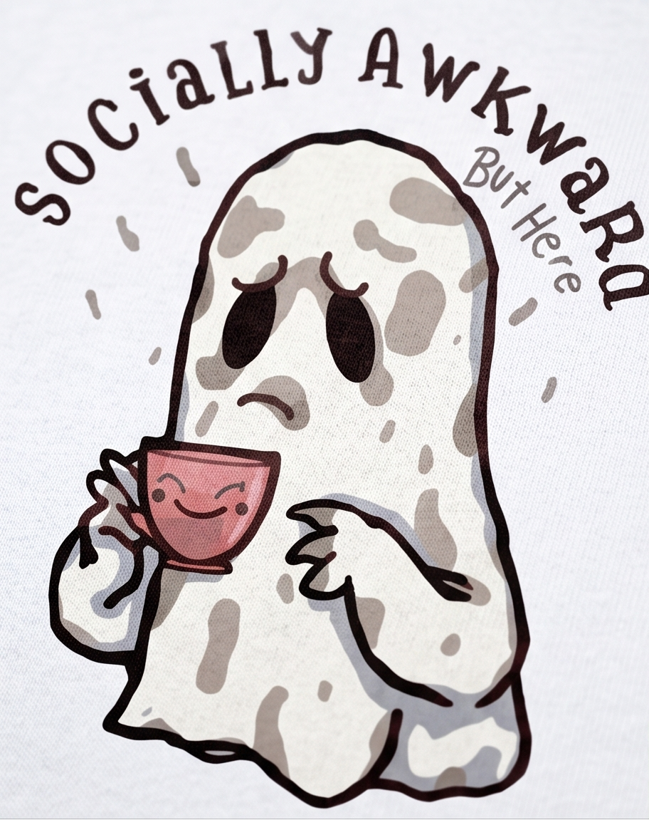 Men Regular T-Shirt- Socially Awkward